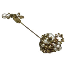 Load image into Gallery viewer, Miriam Haskell Pearl Stick Pin/Brooch
