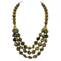 Load image into Gallery viewer, Tiger&#39;s Eye Bib Necklace
