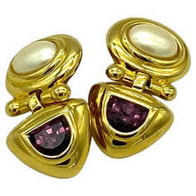 Load image into Gallery viewer, Art Deco Joan Rivers Clip-on Earrings
