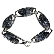 Load image into Gallery viewer, Art Nouveau Sterling Silver Bracelet
