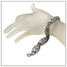 Load image into Gallery viewer, Art Nouveau Sterling Silver Bracelet
