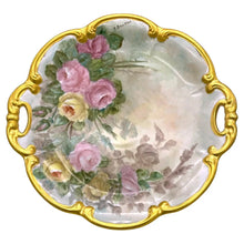 Load image into Gallery viewer, Bavaria Handpainted Roses Decorated Platter
