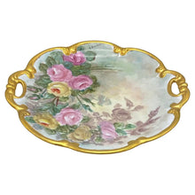 Load image into Gallery viewer, Bavaria Handpainted Roses Decorated Platter
