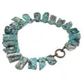 Load image into Gallery viewer, African Turquoise Two Sided Necklace
