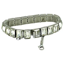 Load image into Gallery viewer, Clear Rhinestone Bracelet Perfect for Weddings
