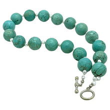 Load image into Gallery viewer, Turquoise and Pearl Necklace
