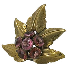 Load image into Gallery viewer, Signed Style Metal Spec. N.Y. Arts and Crafts Maple Leaf Brooch
