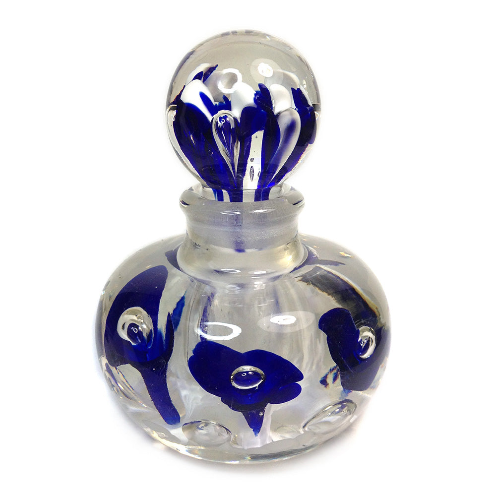 Art Glass Perfume Bottle With Stopper