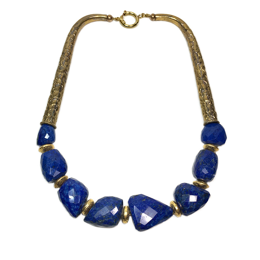 Lapis Lazuli Nugget Necklace