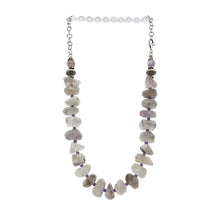 Load image into Gallery viewer, Moss Amethyst w/Sterling Chain Necklace

