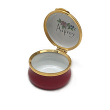 Load image into Gallery viewer, Crummles Enamel Box with Poinsettia
