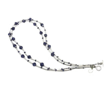 Load image into Gallery viewer, Iolite and Sterling Necklace
