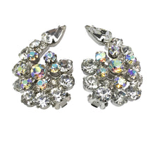 Load image into Gallery viewer, D&amp;E Juliana Clear Spiral Earrings
