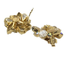 Load image into Gallery viewer, Weiss Yellow Rose Earrings
