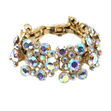 Load image into Gallery viewer, D&amp;E Juliana AB Chatons Clusters Bracelet
