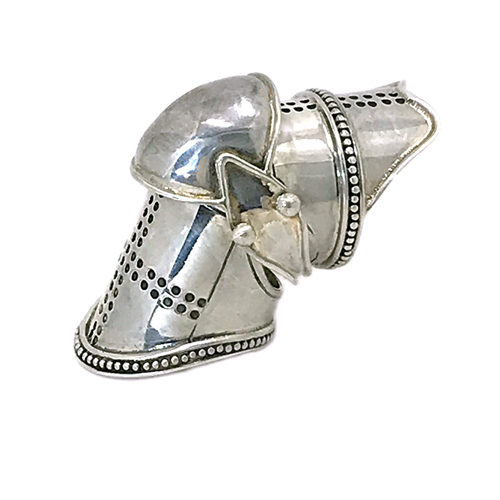 Sterling Silver Armor Ring