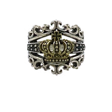 Load image into Gallery viewer, Sterling Ring with Crown
