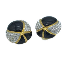 Load image into Gallery viewer, Essex Black and Clear Earrings
