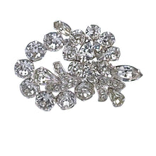 Load image into Gallery viewer, Eisenberg Brooch with Clear Rhinestone

