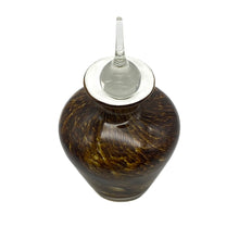 Load image into Gallery viewer, Brown Art Glass Perfume Bottle
