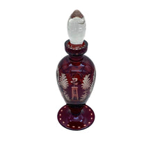 Load image into Gallery viewer, Bohemian Ruby Red Perfume Bottle
